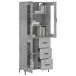 Aparador alto - Mueble de almacenamiento 69 Aparador alto - Mueble de almacenamiento 69 Gris