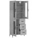 Aparador alto - Mueble de almacenamiento 69 Aparador alto - Mueble de almacenamiento 69 Gris