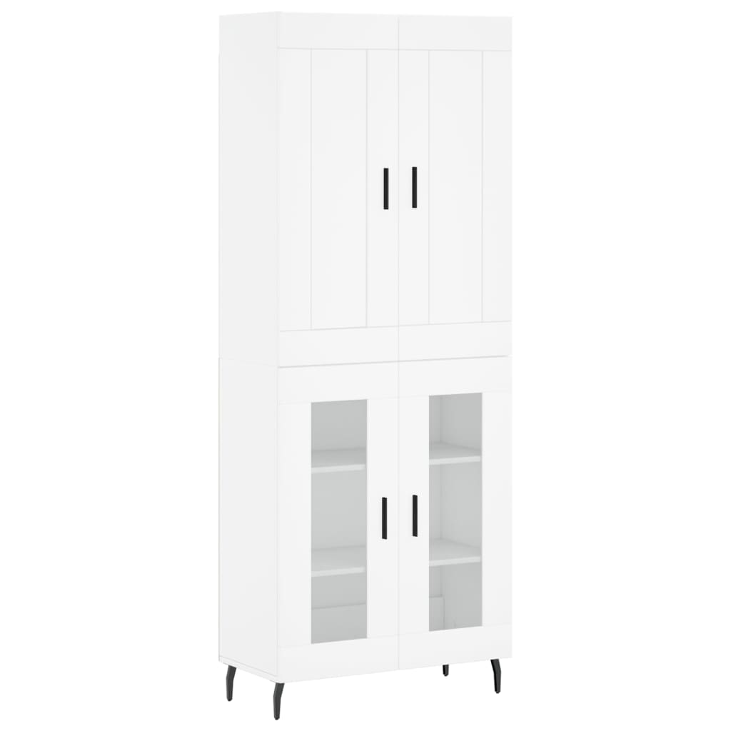 Aparador alto - Mueble de almacenamiento 69 Blanco
