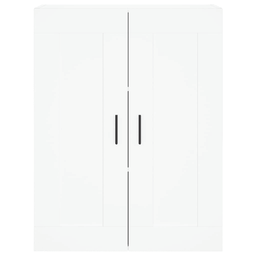 Armário alto - Bufete - Móvel de apoio 69,5x34x180 cm derivados de madeira branco pt715