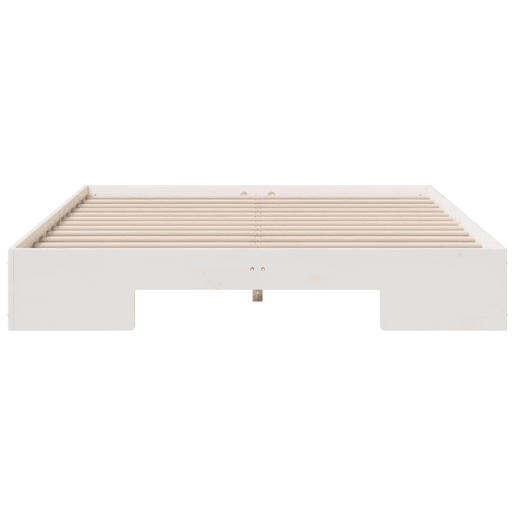 Estrutura da Cama de casal simple Branco 140 x 200 cm