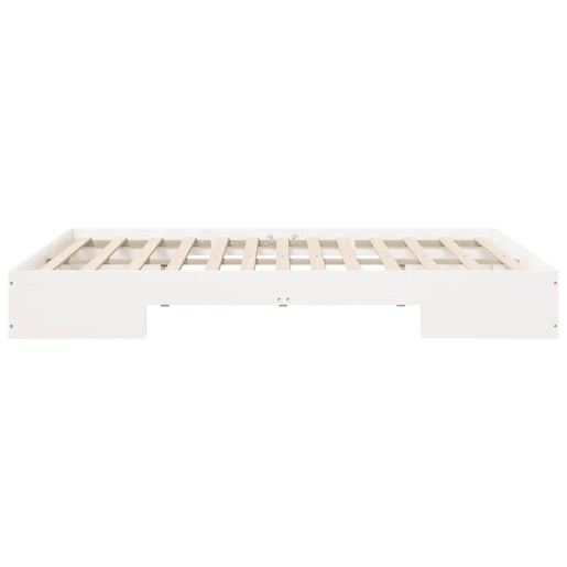 Estrutura da Cama de casal simple Branco 140 x 200 cm
