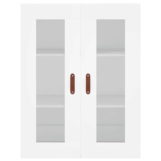 Armário alto - Bufete - Móvel de apoio 69,5x34x180 cm derivados de madeira branco pt694 Armário alto - Bufete - Móvel de apoio 69,5x34x180 cm derivados de madeira branco pt694