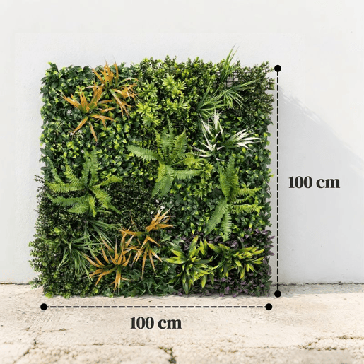Outsunny Sebe Artificial para Ocultação de Jardim em Rolo 1x1 m Vedação de Privacidade de Hera Artificial Fácil Montagem para Terraço ou Varanda Exterior com Folhagem Verde
