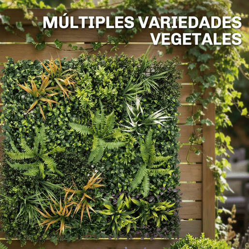 Outsunny Sebe Artificial para Ocultação de Jardim em Rolo 1x1 m Vedação de Privacidade de Hera Artificial Fácil Montagem para Terraço ou Varanda Exterior com Folhagem Verde