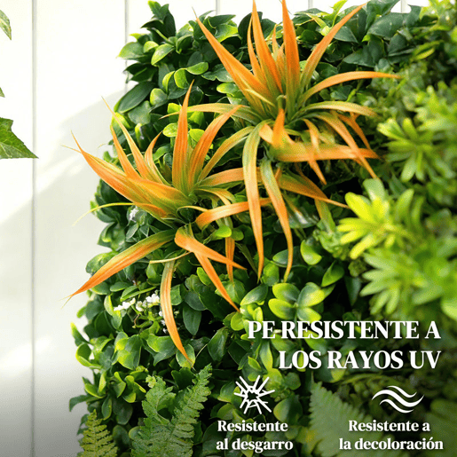 Outsunny Sebe Artificial para Ocultação de Jardim em Rolo 1x1 m Vedação de Privacidade de Hera Artificial Fácil Montagem para Terraço ou Varanda Exterior com Folhagem Verde