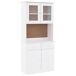 Aparador alto - Mueble de almacenamiento 77 Aparador alto - Mueble de almacenamiento 77 Blanco