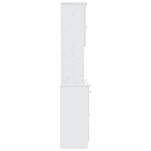 Armário alto - Bufete - Móvel de apoio 77x35x165 cm madeira de pinho maciça branco pt321 Armário alto - Bufete - Móvel de apoio 77x35x165 cm madeira de pinho maciça branco pt321