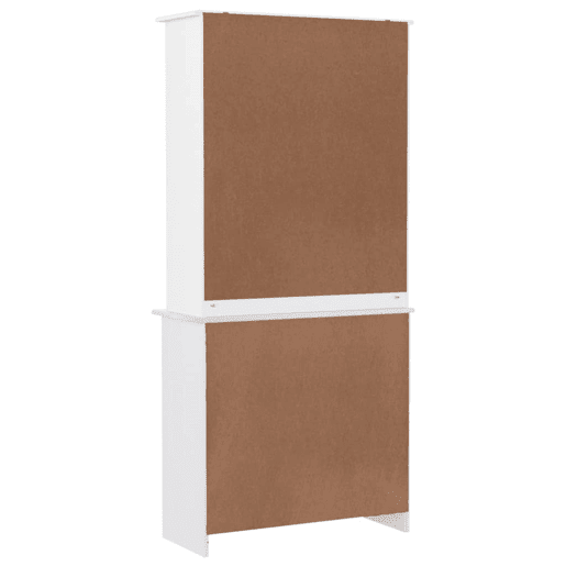 Armário alto - Bufete - Móvel de apoio 77x35x165 cm madeira de pinho maciça branco pt321 Armário alto - Bufete - Móvel de apoio 77x35x165 cm madeira de pinho maciça branco pt321