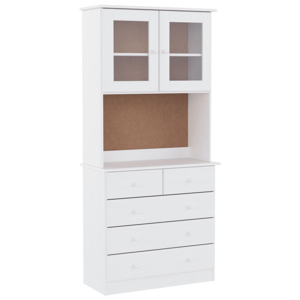 Aparador alto - Mueble de almacenamiento 77 Blanco