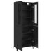 Aparador alto - Mueble de almacenamiento 2 pcs 69 Aparador alto - Mueble de almacenamiento 2 pcs 69 Negro