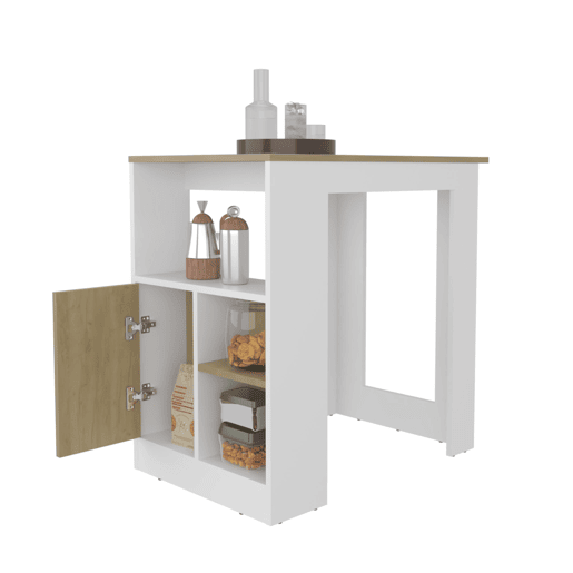 Ilha de Cozinha Auxiliar Oviedo MDF TUHOME 1 Porta