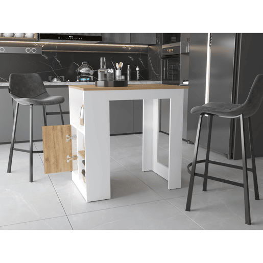 Ilha de Cozinha Auxiliar Oviedo MDF TUHOME 1 Porta