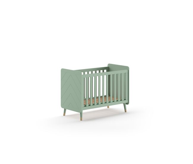 Cuna para bebé billy 68x124x94 verde