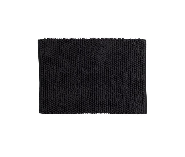 Alfombra de baño wilmer 50x80x2 negro