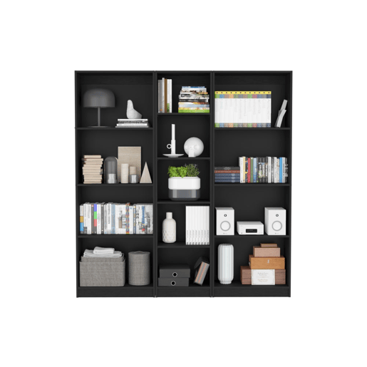 Conjunto de Estantes com Design Contemporâneo e Distribuição