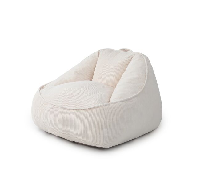 Sofá relax de suelo homemiyn tipo puff de corduroy con relleno de espuma
