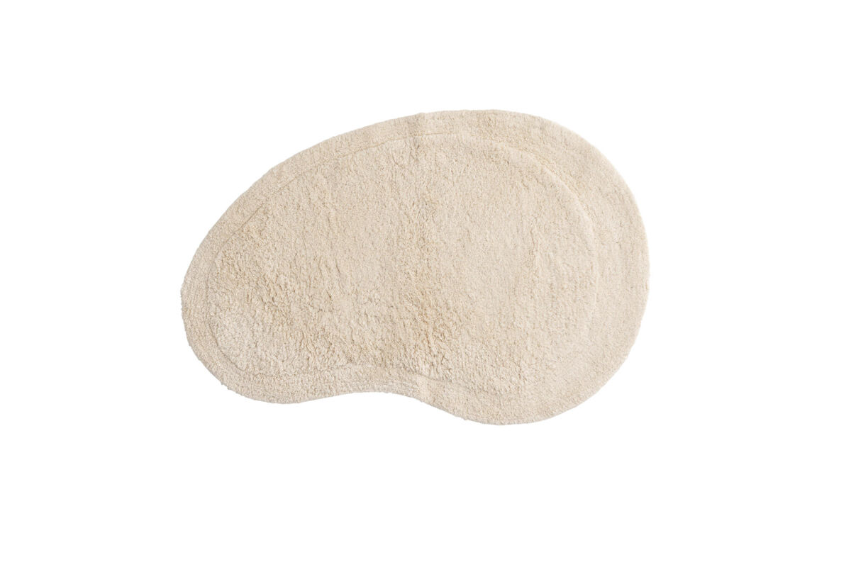 Alfombra de baño elvis 60x85x2 beige