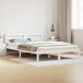 Estructura de cama matrimonial Estructura de cama matrimonial Blanco