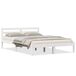 Estructura de cama matrimonial Estructura de cama matrimonial Blanco