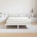 Estructura de cama matrimonial Estructura de cama matrimonial Blanco