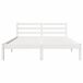 Estructura de cama matrimonial Estructura de cama matrimonial Blanco