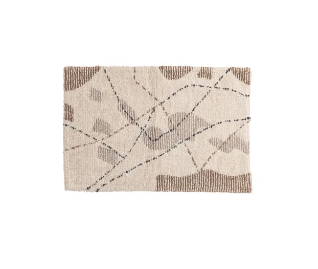 Alfombra de baño paul 60x90x2 beige