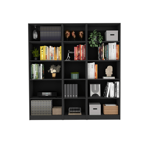 Conjunto de Estantes com Design Versátil e Estética Moderna Conjunto de Estantes com Design Versátil e Estética Moderna