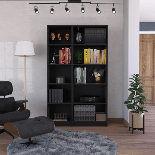Conjunto de Estantes Funcionais com Design Contemporâneo