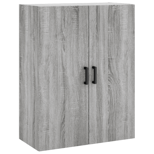 Armário alto - Bufete - Móvel de apoio 69,5x34x180 cm derivados de madeira sonoma cinza pt1085