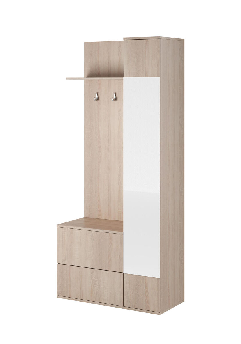 Armario de pasillo green 90x34x195 beige