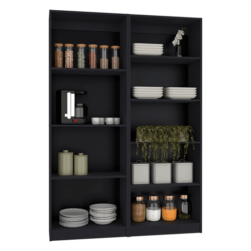 Combo de Estantes Modernos com Design Funcional e Estilo Combo de Estantes Modernos com Design Funcional e Estilo