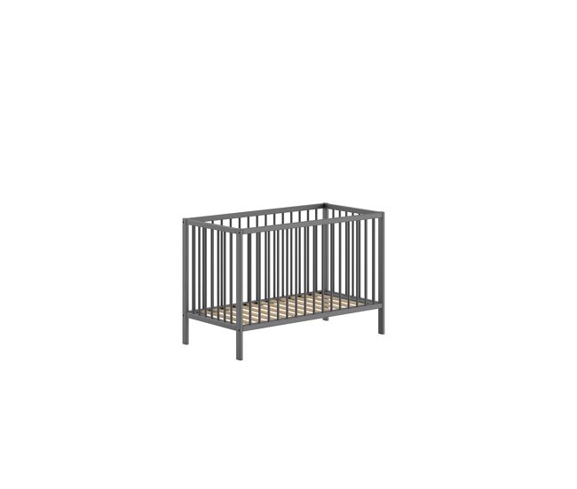 Cuna para bebé dino 66x125x85 gris