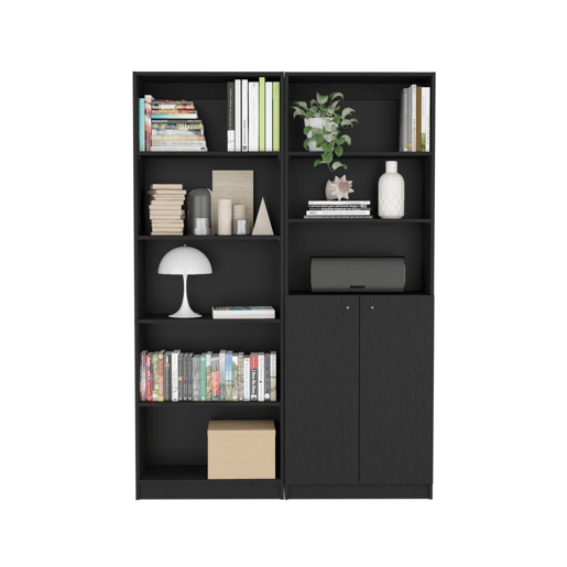 Combo de Estantes Modernos com Design Versátil e Estilo Combo de Estantes Modernos com Design Versátil e Estilo
