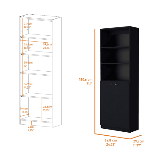 Combo de Estantes Modernos com Design Versátil e Estilo Combo de Estantes Modernos com Design Versátil e Estilo