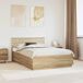 Estructura de cama matrimonial Estructura de cama matrimonial Madera Clara