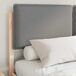 Estructura de cama matrimonial 140x195 Estructura de cama matrimonial 140x195 Blanco/ Gris Claro