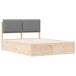 Estructura de cama matrimonial 140x195 Estructura de cama matrimonial 140x195 Blanco/ Gris Claro