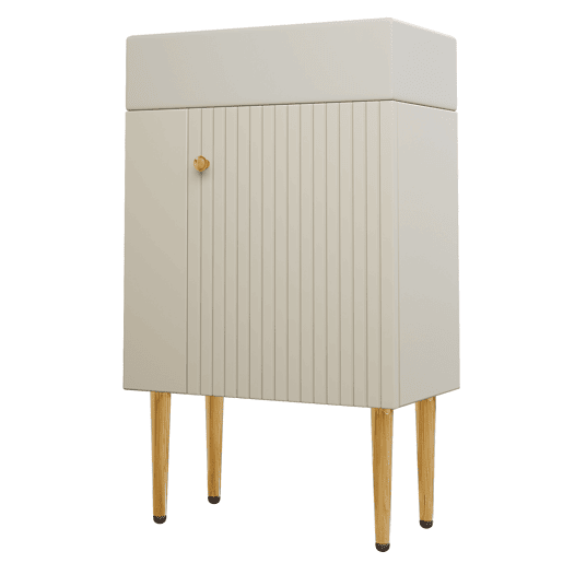 Móvel de casa de banho 55 cm - Lavatório com armário inferior, móveis para casas de banho pequenas - Branco Móvel de casa de banho 55 cm - Lavatório com armário inferior, móveis para casas de banho pequenas - Branco