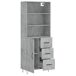 Aparador alto - Mueble de almacenamiento 69 Aparador alto - Mueble de almacenamiento 69 Gris