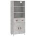 Aparador alto - Mueble de almacenamiento 69 Aparador alto - Mueble de almacenamiento 69 Gris