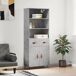 Aparador alto - Mueble de almacenamiento 69 Aparador alto - Mueble de almacenamiento 69 Gris