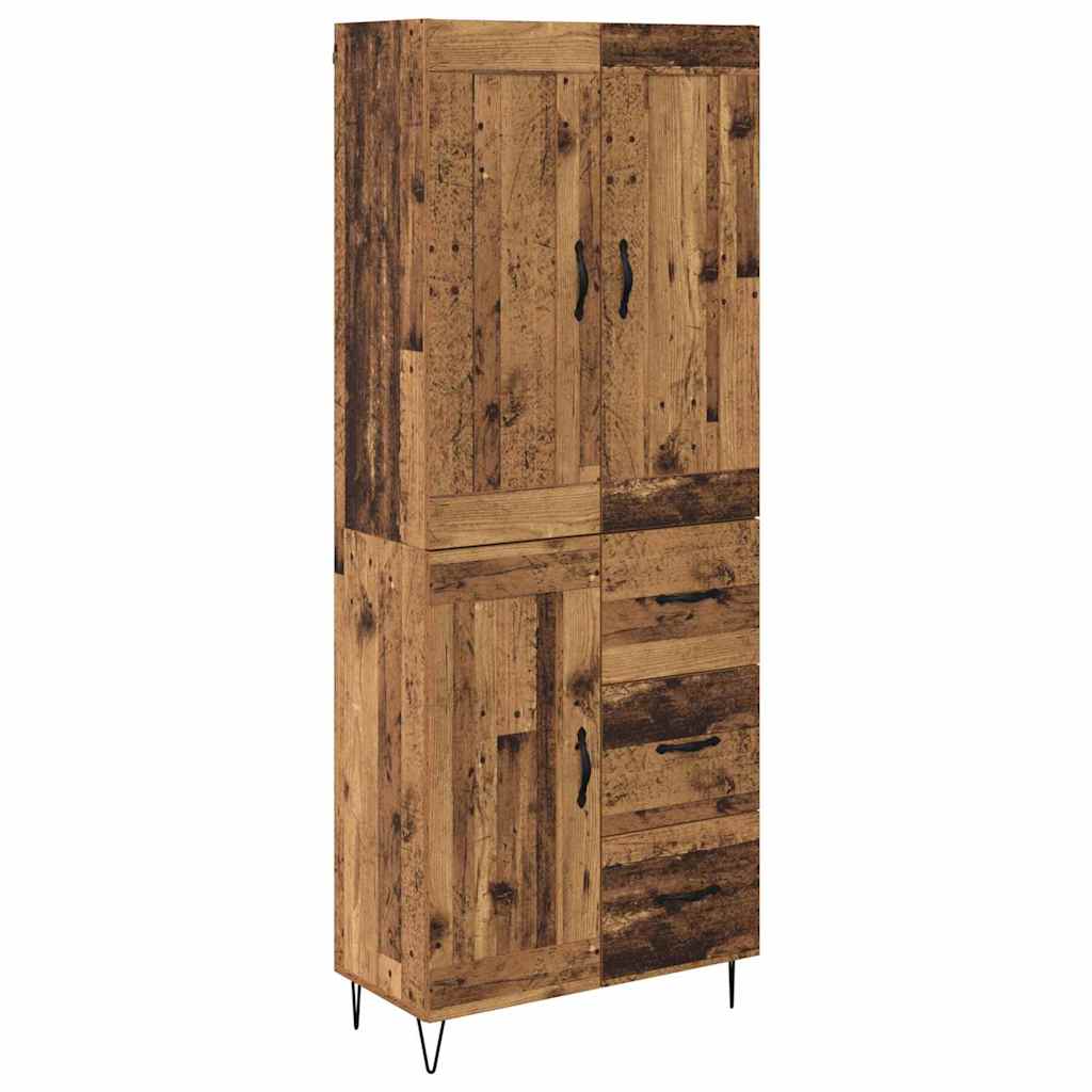 Aparador alto - Mueble de almacenamiento 69 Madera