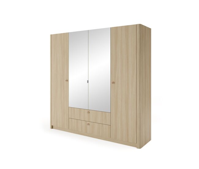 Armario viki 213x55x208 beige
