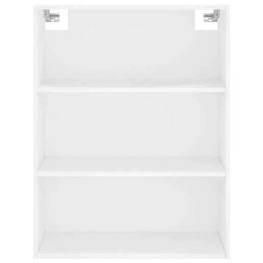 Armário alto - Bufete - Móvel de apoio 69,5x34x180 cm derivados de madeira branco pt628