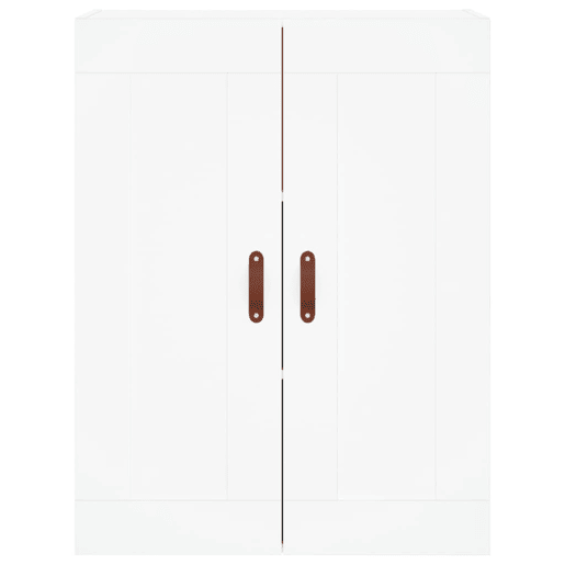 Armário alto - Bufete - Móvel de apoio 69,5x34x180 cm derivados de madeira branco pt741