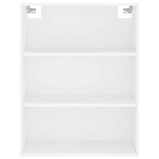 Armário alto - Bufete - Móvel de apoio 69,5x34x180 cm derivados de madeira branco pt643