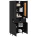 Aparador alto - Mueble de almacenamiento 2 pcs 69 Aparador alto - Mueble de almacenamiento 2 pcs 69 Blanco