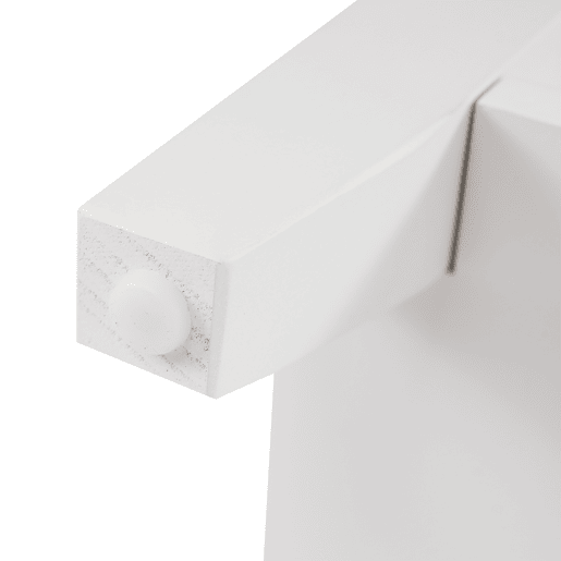 Móvel de casa de banho com lavatório em cerâmica - com arrumação - Branco (torneira não incluída)
