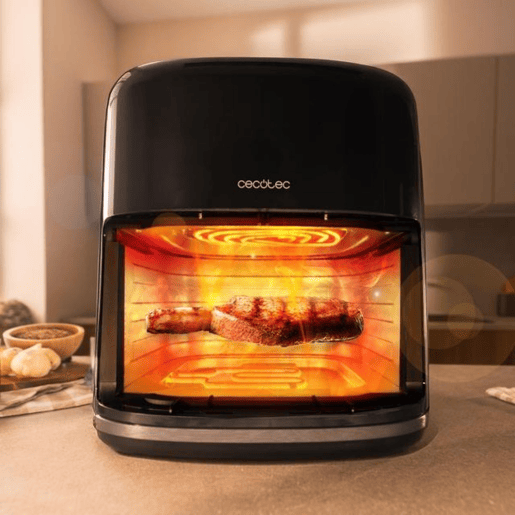 Cecotec Fritadeira de Ar sem Óleo - 6,5L - Chapa - Grill - Dupla Resistência